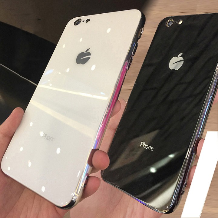 Ốp kính iphone 😍FREE SHIP😍 ốp lưng iphone 6,6Plus,7,7Plus,8,8Plus, X,XS MAX mặt kính cường lực chống trầy xước rất tốt