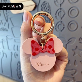 Móc khóa hình đầu chuột minnie dễ thương