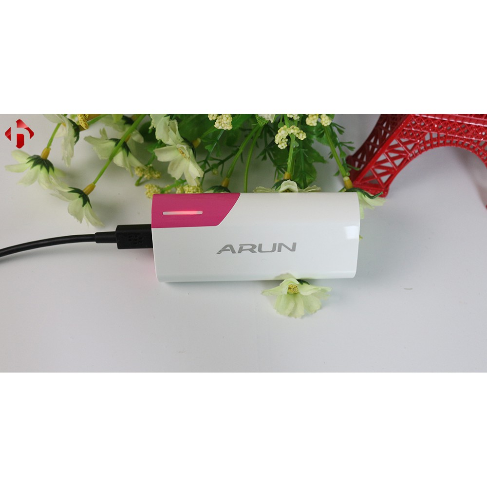 [Mã ELFLASH3 hoàn 10K xu đơn 20K] Pin dự phòng Arun 5600 mAh bảo hành chính hãng