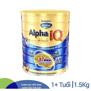 Sữa bột vinamilk dielac alpha gold iq step 3 hộp thiếc