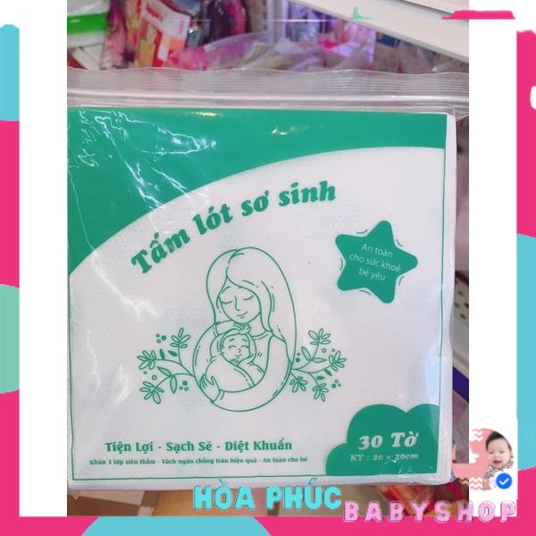 Tấm lót su sơ sinh chống thấm sơ sinh 3 lớp Minhbaby