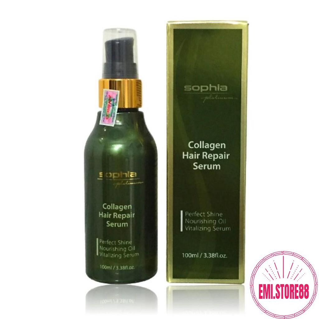 Tinh dầu Collagen dưỡng tóc, phục hồi tóc hư tổn, tóc khô xơ 100ml Hàn Quốc, Sophia Platinum