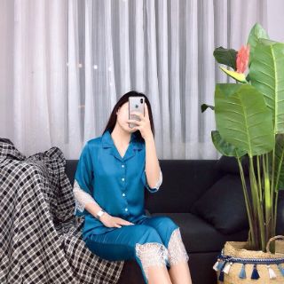 Đồ bộ piyama satin lụa