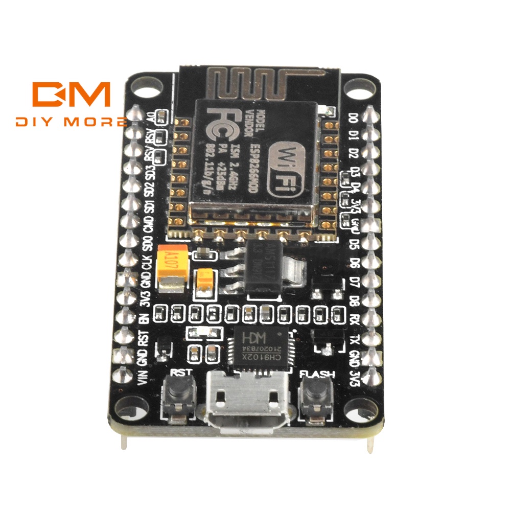 Bảng mạch phát triển DIYMORE Nodemcu Lua V2.1 ESP8266 ESP-12E Micro USB-CH9102X chuyên dụng chất lượng cao