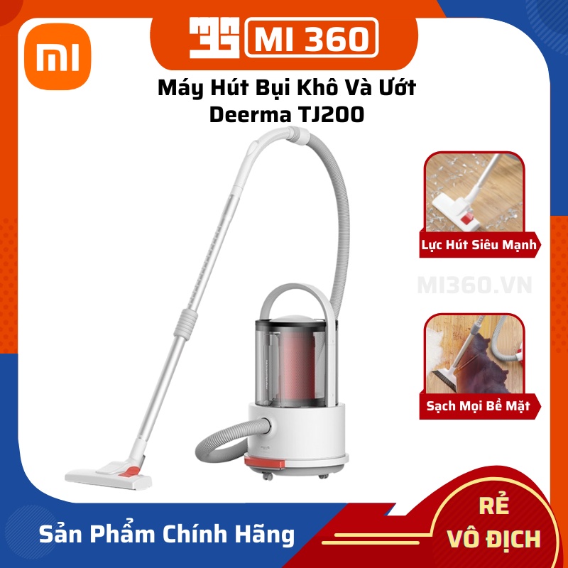 Máy Hút Bụi Khô Và Ướt Deerma TJ200 Chính Hãng