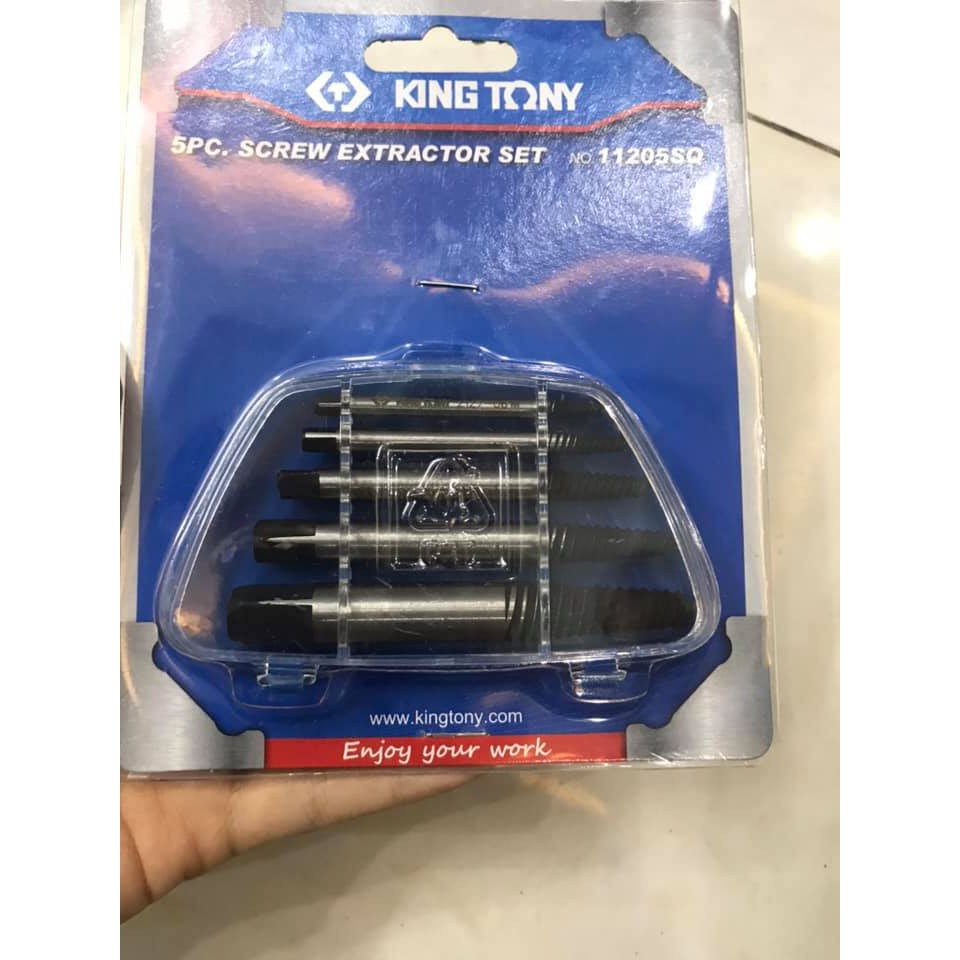 Bộ Nhổ Ốc Gãy KingTony 5 Chi Tiết THÙY LINH TOOLS