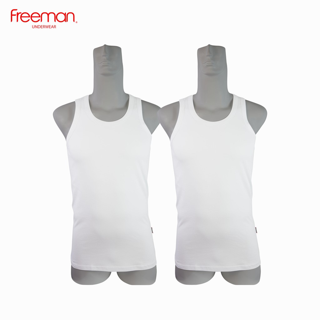 Áo thun ba lỗ nam Freeman, chất liệu cotton thông thoáng ASF208 [Combo 2]