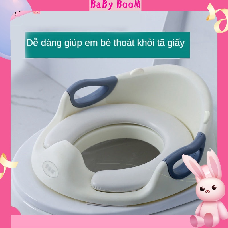 bệ thu nhỏ bồn cầu cho bé cực lớn nhà vệ sinh ngăn kéo có tay vịn