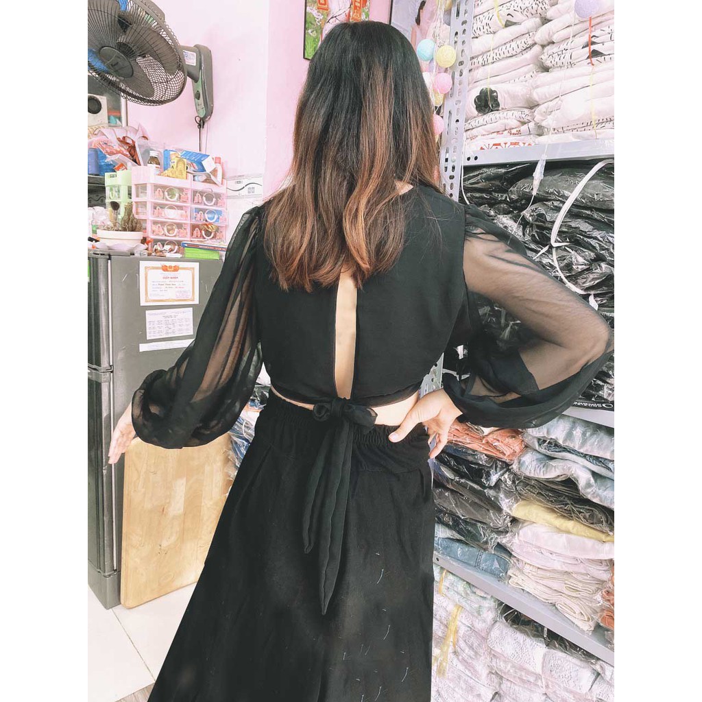 đầm voan áo/váy rời bigsize 60-100kg( 2 size) | BigBuy360 - bigbuy360.vn