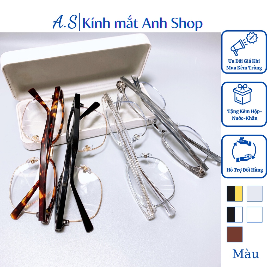 Gọng kính nam nữ chất liệu kim loại bền cứng cáp 9083