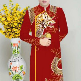 Combo áo dài bé trai và bố