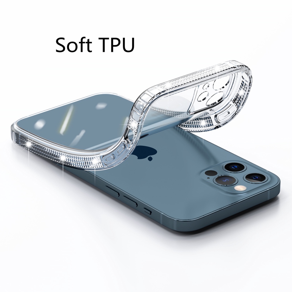 Ốp điện thoại TPU mềm trong suốt cho Iphone 6 6s 7 8 Plus Xs Max Xr X 11 12 13 Pro Max 12 13 Mini Se 2020 | WebRaoVat - webraovat.net.vn
