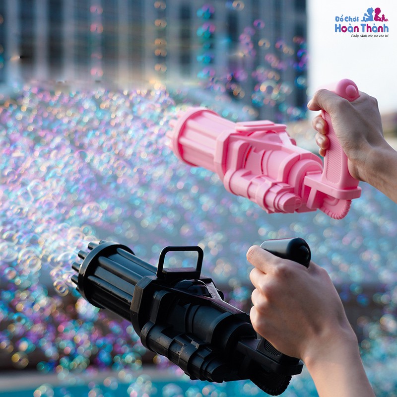 Súng Bắn Bong Bóng, Súng Thổi Bong Bóng Xà Phòng Ngoài Trời Cho Trẻ Em CỠ LỚN
