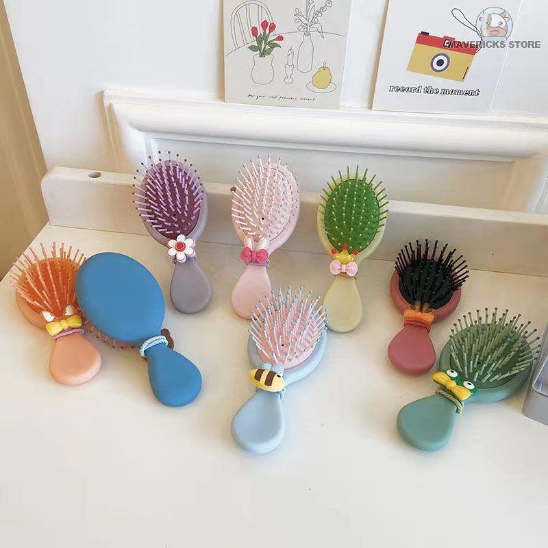 Lược chải tóc mini dễ thương mát xa da đầu
