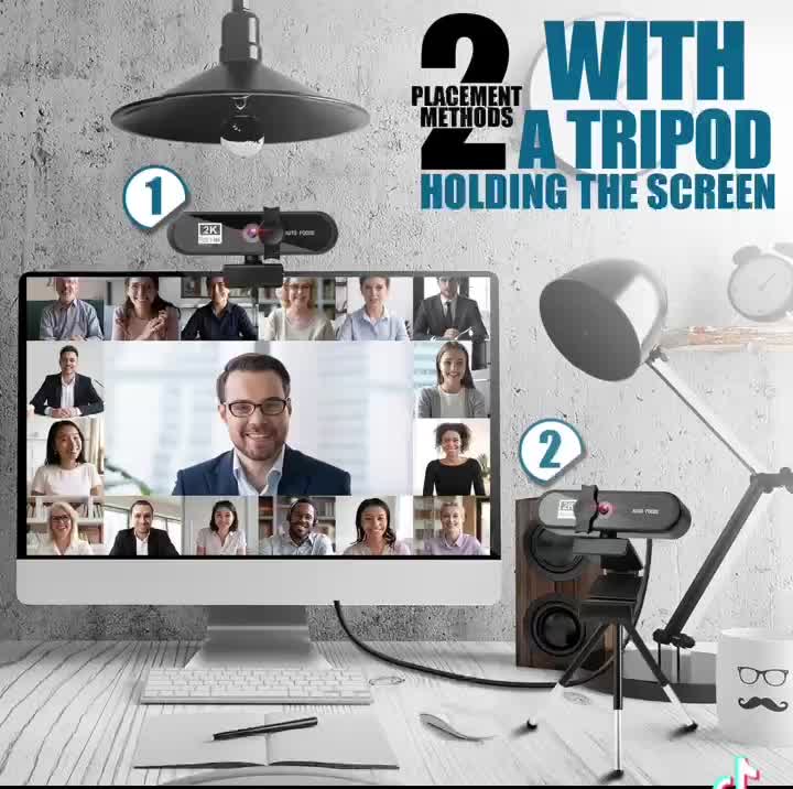 Webcam học online 4K 2K cao cấp siêu nét - Autofocus tự động lấy nét, giao hoả tốc 1H HCM | BigBuy360 - bigbuy360.vn