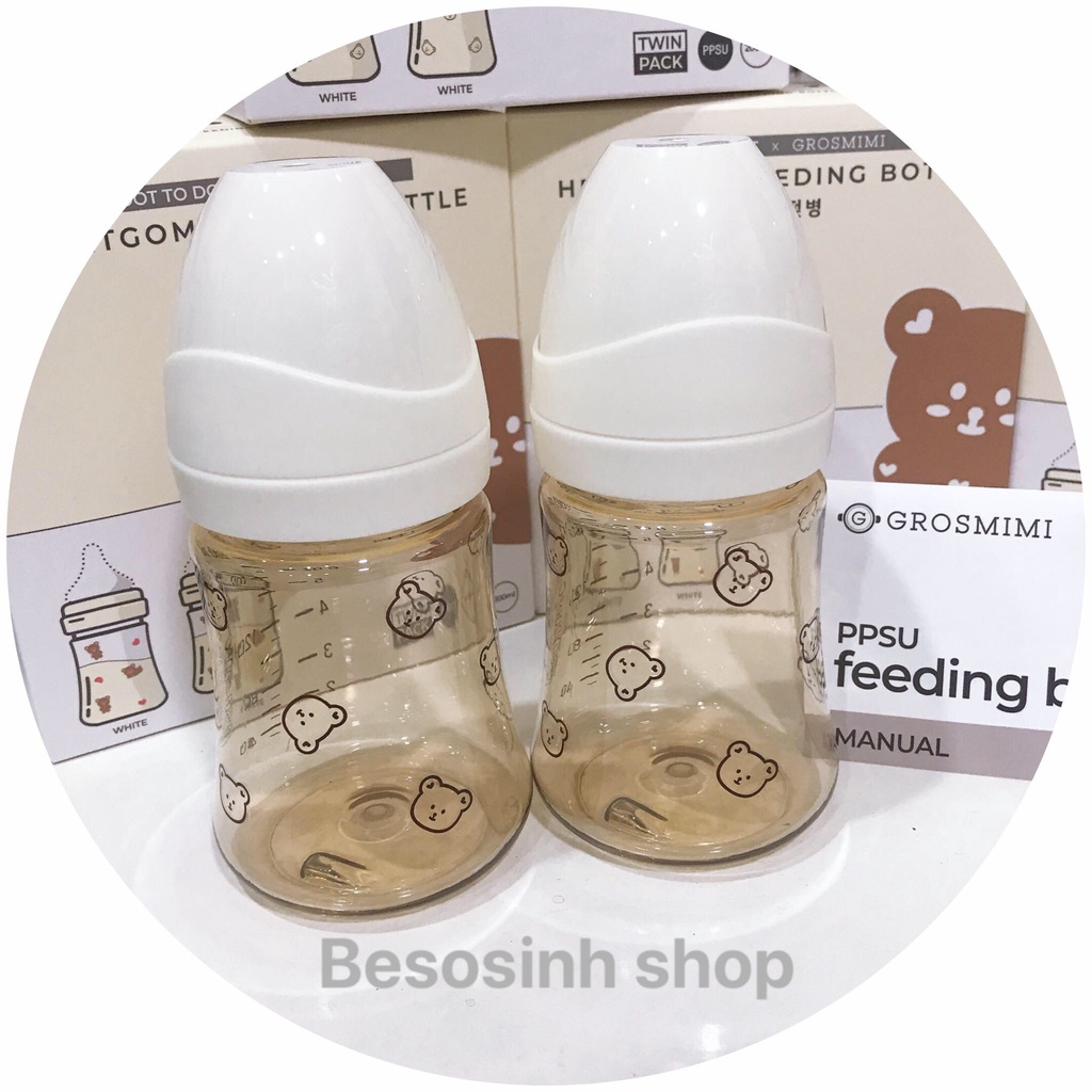 Bình sữa Moyuum 170ml 270ml chuẩn hãng