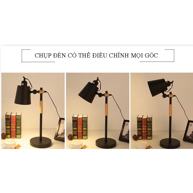 Đèn Bàn Học Led, Đèn bàn học ☀️Chống cận☀️ FDB01 kiểu dáng sang trọng, chống lóa mắt, tiết kiệm điện + Bóng đèn