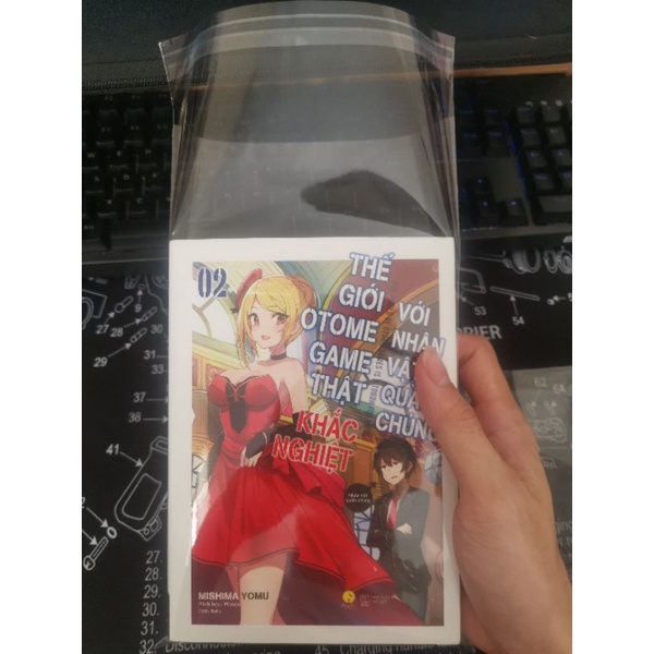 Bộ 50 bìa kính nilon bọc cho Light Novel Manga