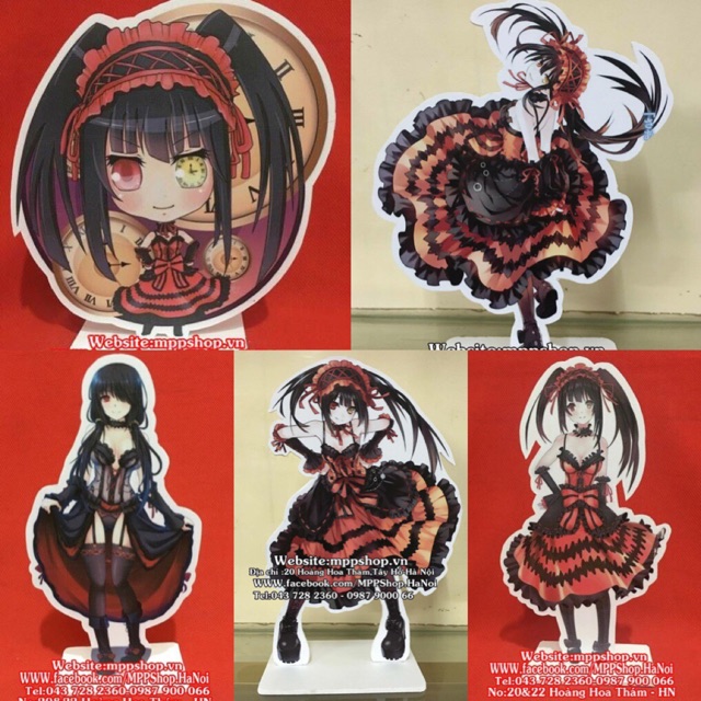 Standee kurumi date a live mẫu ngẫu nhiên