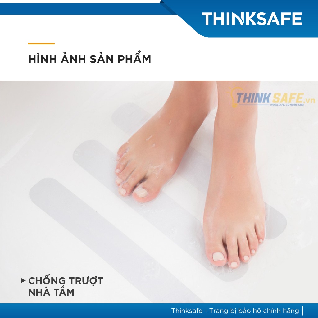 Băng keo chống trượt 3M 220 cho nhà tắm, cầu thang, tăng độ nhám - Thinksafe