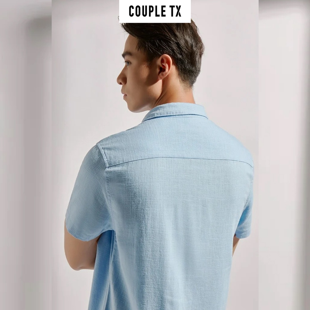 Áo Sơ Mi Nam Linen Tay Ngắn Couple TX MSH 3014