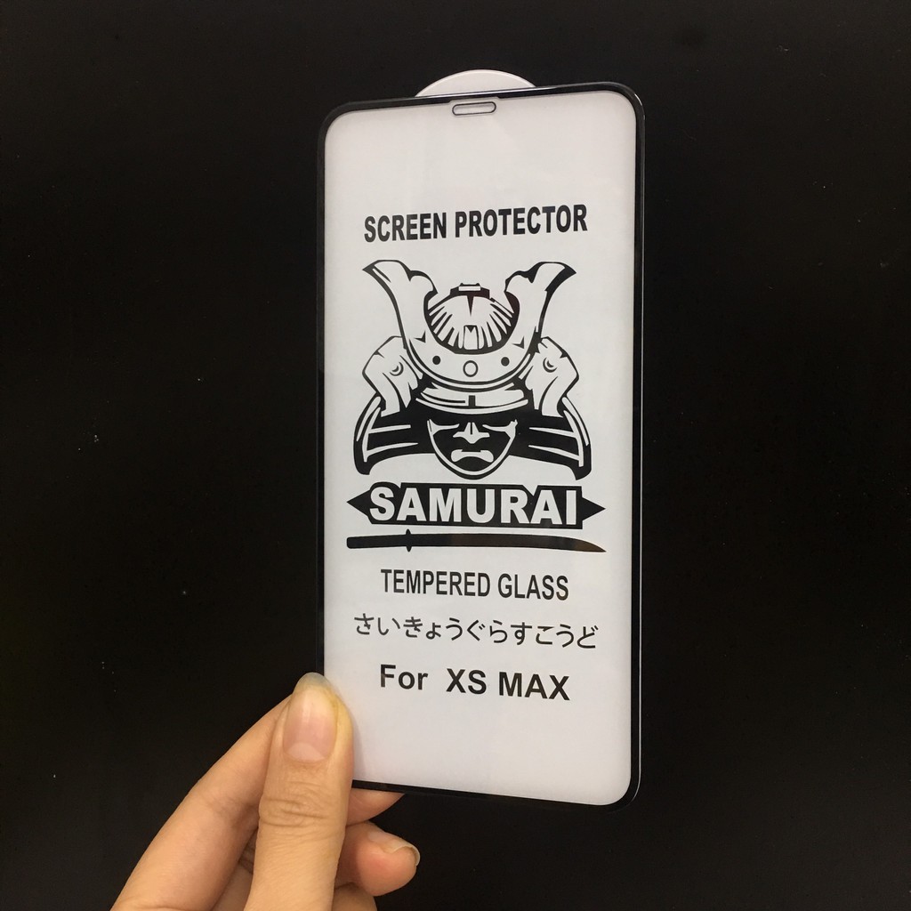 Kính cường lực Iphone Samuraii xịn 9D full màn dành cho Iphone X/Xs/XsMax/11Pro/11ProMax