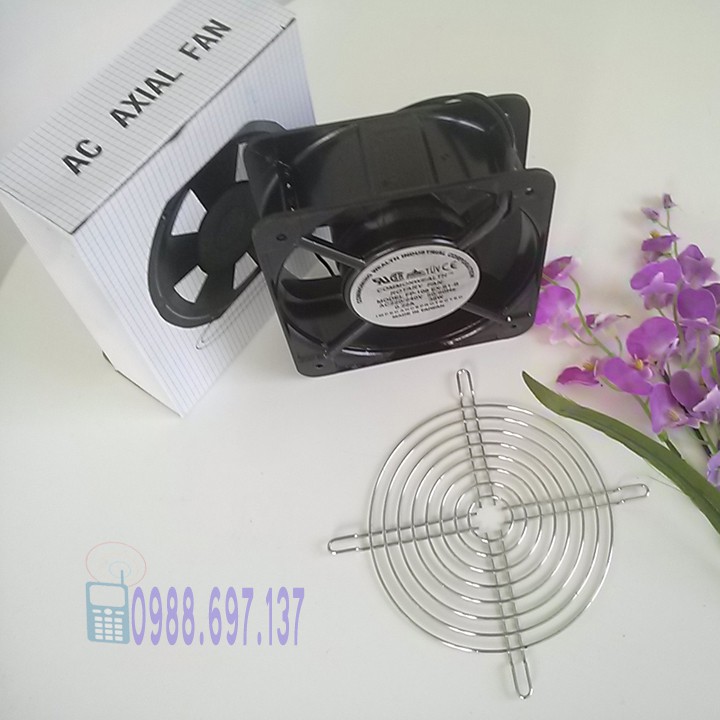 quạt thông hút gió có lưới ROTARY 15x15 220V - quạt tản nhiệt