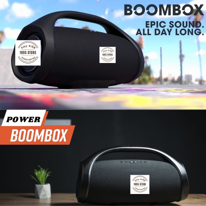 Loa BLUETOOTH BOOMBOX Thiết Kế Chắc Chắn Âm Thanh Sống Động Chống Nước Có Chân Sạc Điện Thoại