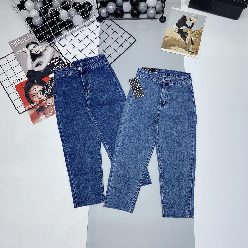 QUẦN jeans xanh ngố cắt gấu 803(kèm ảnh thật và video)