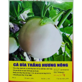 Hạt giống Cà Dĩa trắng - Gói 1 gram