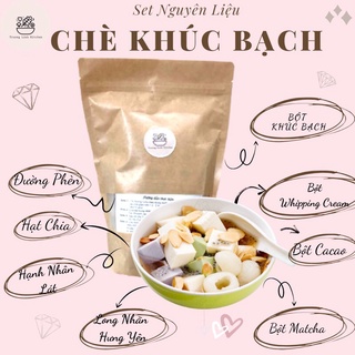 Set nguyên liệu nấu chè khúc bạch 30 chén