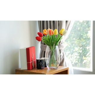 Hoa lụa 🌸| Hoa Tulip nhỏ xinh, cành dài 34cm