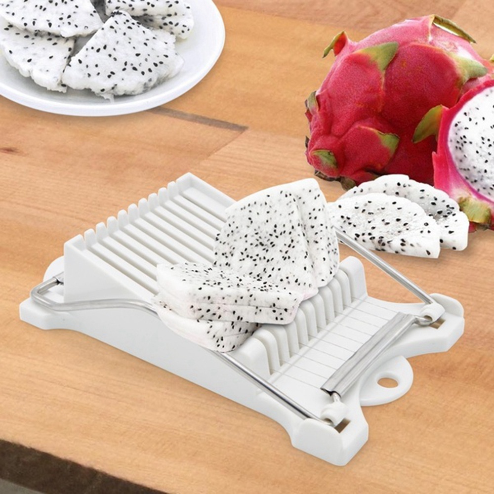 Dụng cụ cắt lát trứng/ phô mai đa năng bằng thép không gỉ nhiều màu sắc