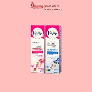 Kem Tẩy Lông Veet Xanh và Hồng 100ml