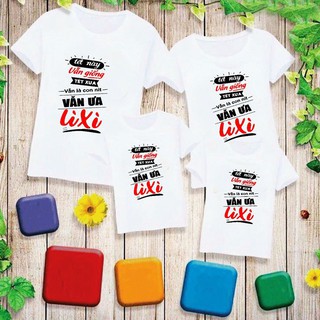 Áo Thun Gia Đình Màu Trắng In Tết Này Vẫn Giống Tết Xưa Vẫn Là Con Nít Vẫn Ưa Lì Xì DLX