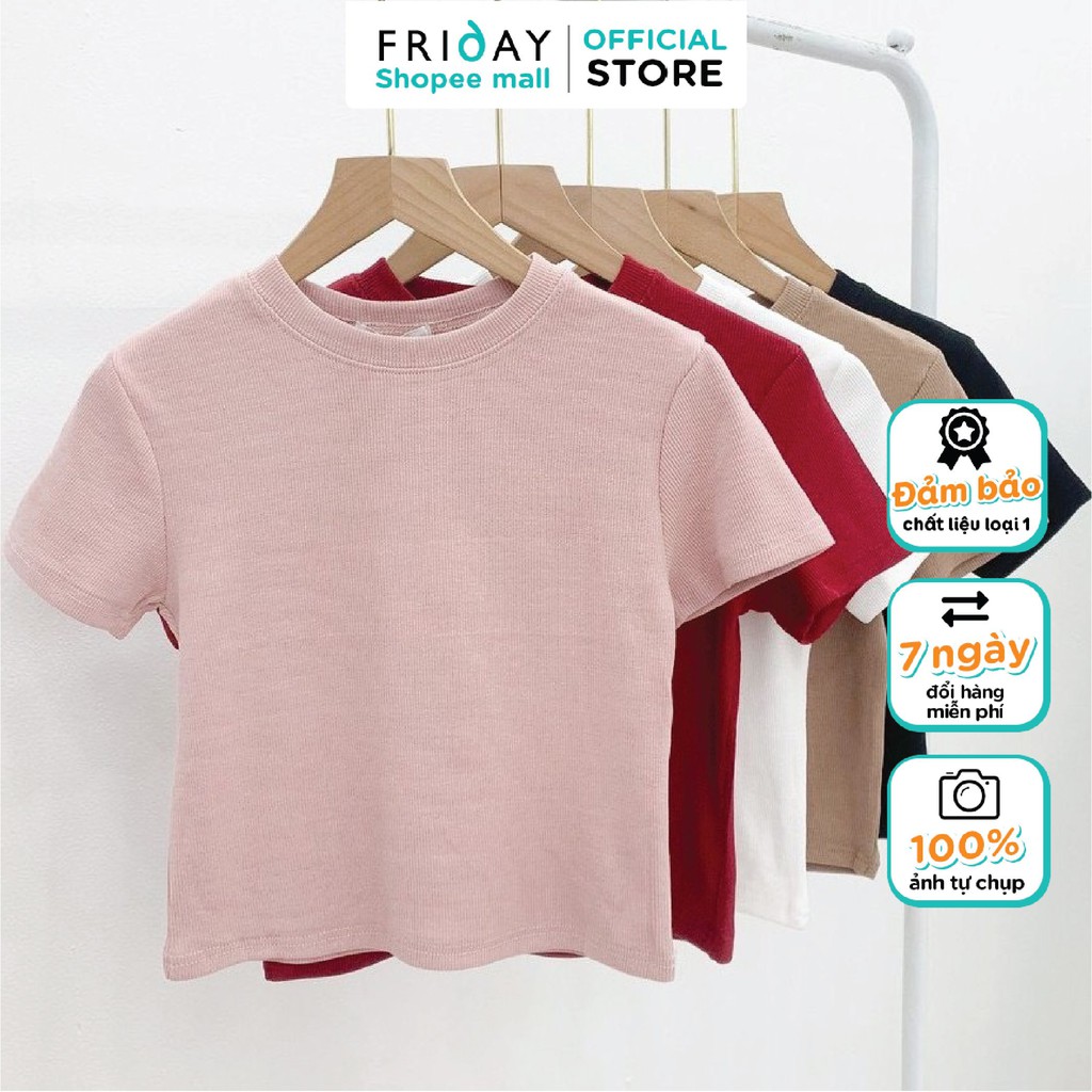 Áo croptop tăm co dãn ôm body freesize Friday