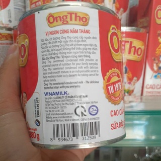 Sữa  đặc  ông  thọ  sữa  đỏ lon 380g