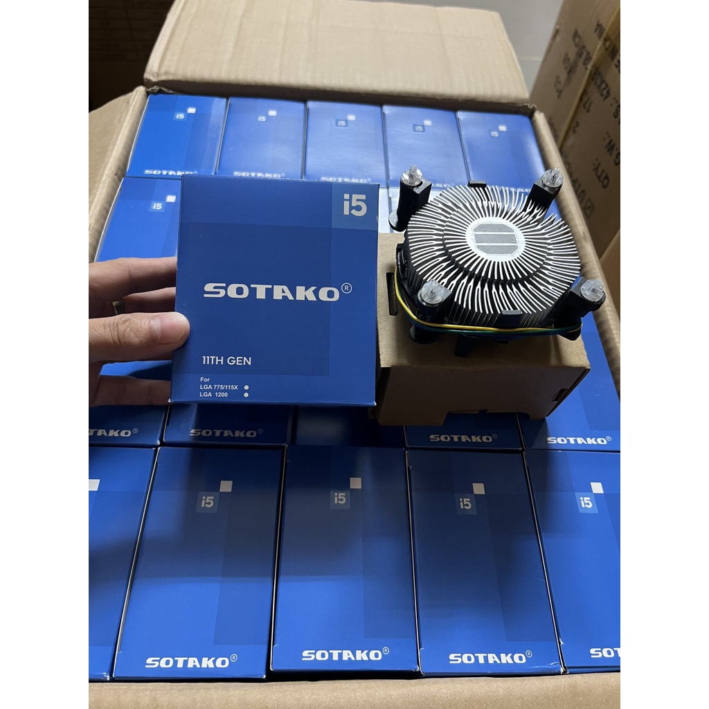Quạt tản nhiệt làm mát CPU LGA1200, SK1155, 1151, 775
