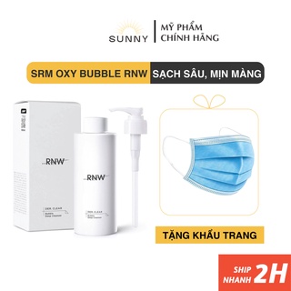 Sữa rửa mặt RNW Oxy Bubble Deep bản nội địa Hàn Quốc, làm sạch sâu và nuôi dưỡng da mịn màng