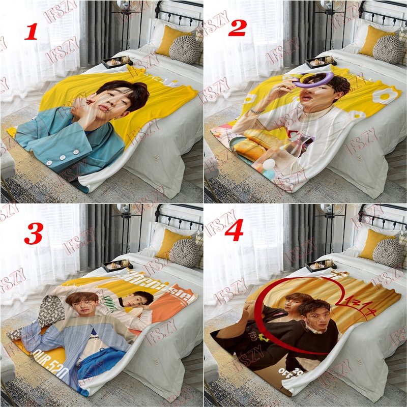 Offgun Chăn flannel Điều Hòa Không Khí hai Mặt Kích Thước Lớn jumpol Và Súng atthaphan