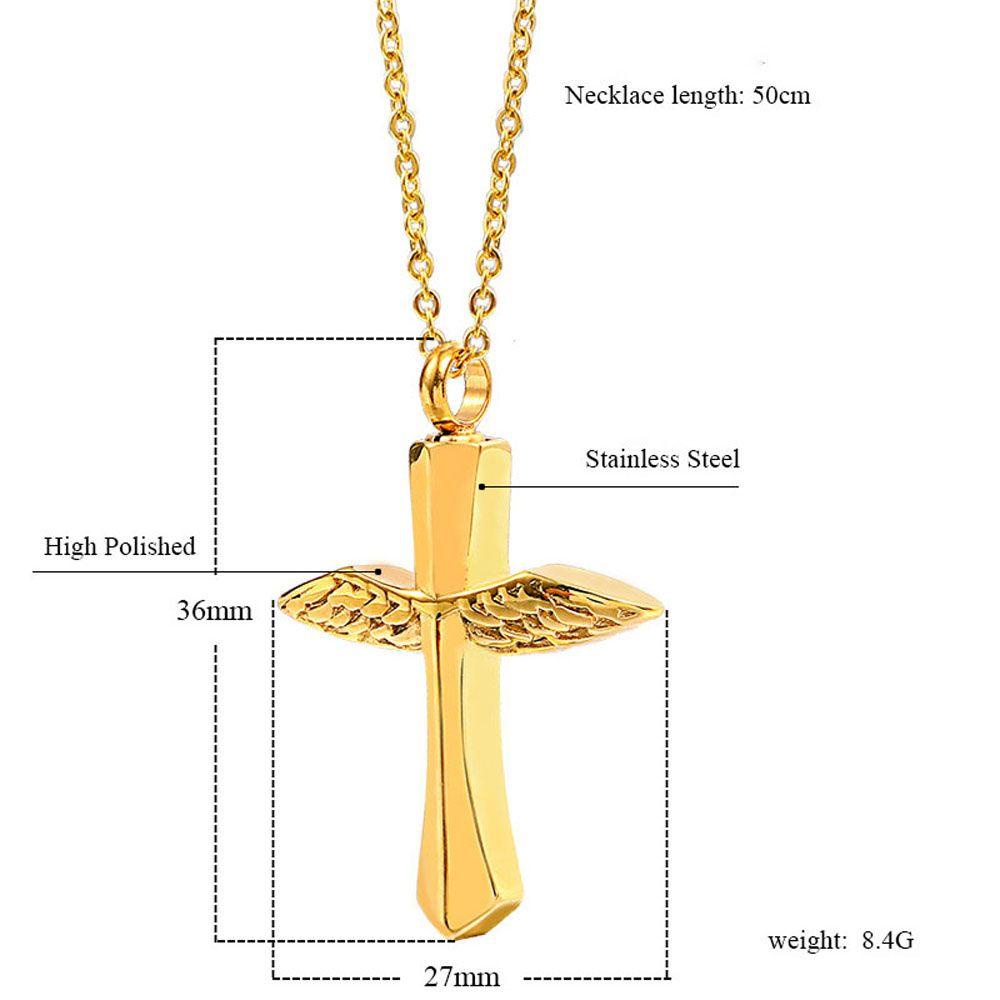 Vòng cổ Bằng Thép Không Gỉ Mặt Thánh Giá Thời Trang