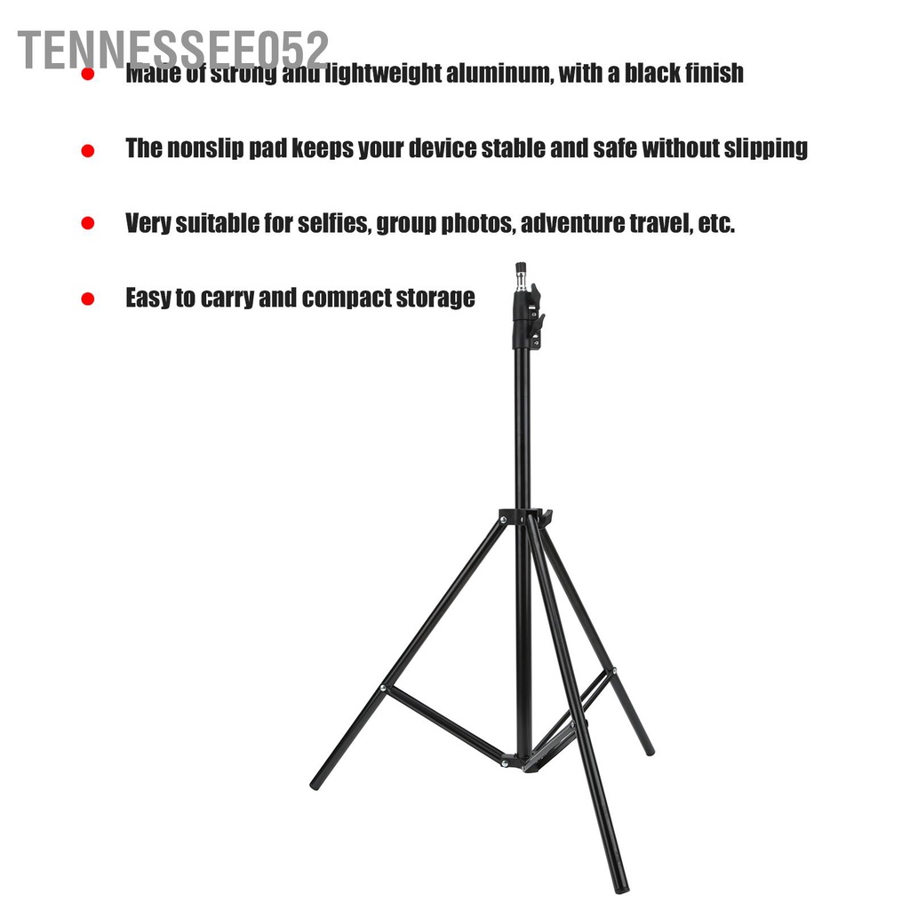Tennessee052 Giá đỡ chân máy 2 1m / 6 9ft chụp ảnh bằng nhôm có thể điều chỉnh để nhóm tự sướng Du lịch phiêu lưu