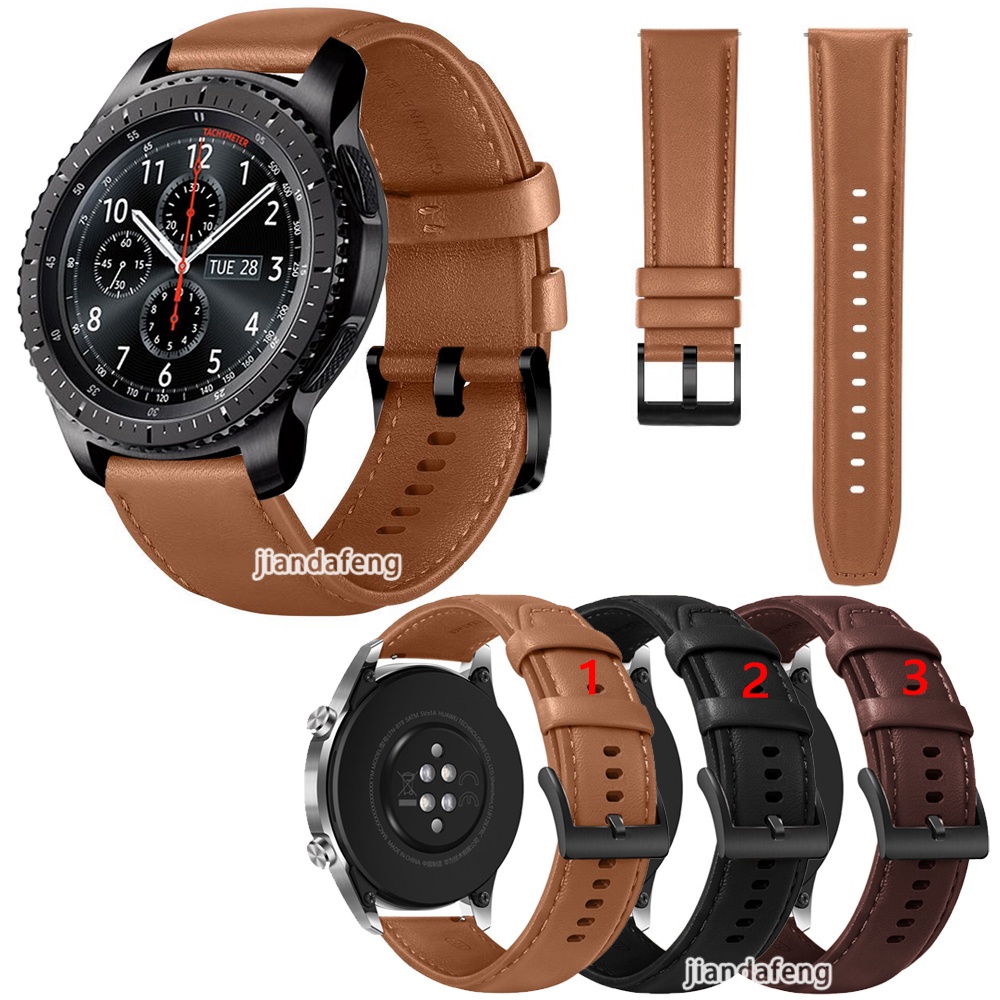 Dây Đeo Bằng Da Thật Cho Samsung Gear S3 Frontier/Classic