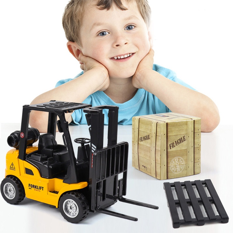 Đồ chơi mô hình xe nâng dành cho bé trai và bé gái 3 tuổi