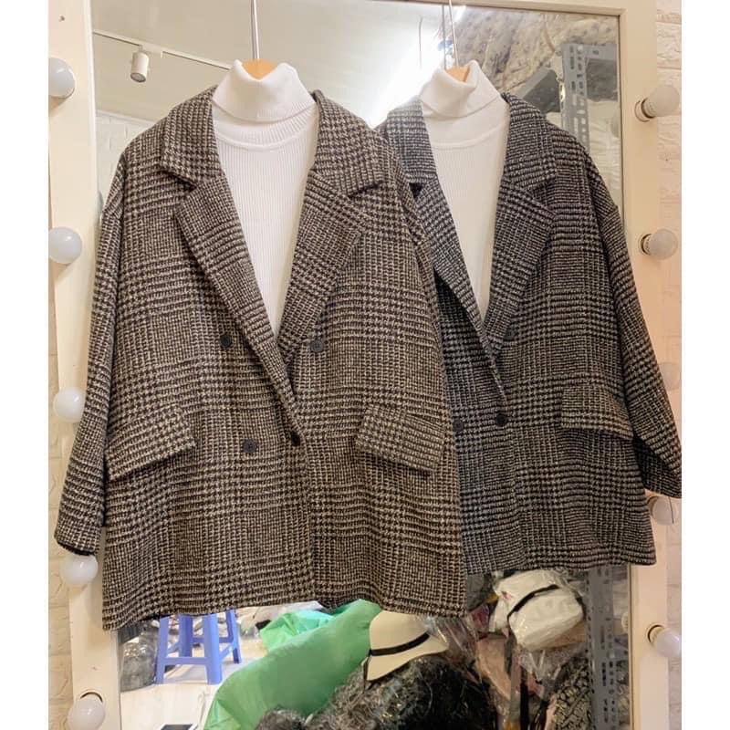 ÁO KHOÁC BLAZER DẠ KẺ | BigBuy360 - bigbuy360.vn