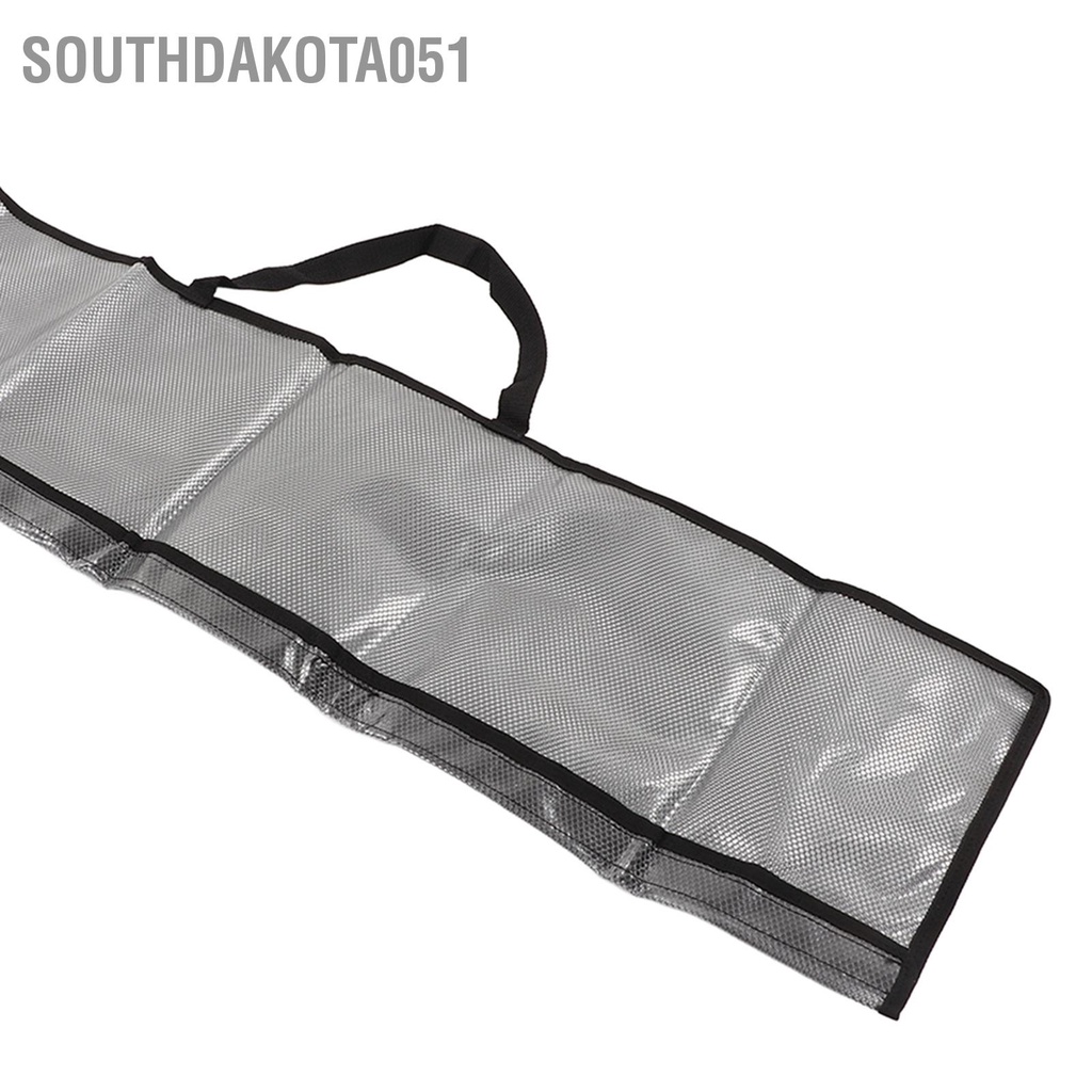 Southdakota051 Túi đựng cần câu cá Dung tích lớn trong suốt có thể gập lại Tay nghề tinh tế PVC Hộp cho ngoài trời