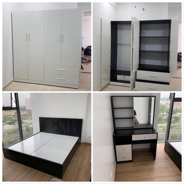 Tủ nhựa đài loan 4 cánh 1m67*1m85*48 ( 2/3 buồng) | BigBuy360 - bigbuy360.vn