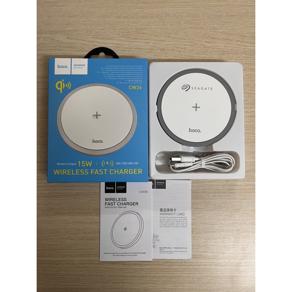 Đế sạc không dây 15W HOCO x Seagate CW26 (Hãng Chính hãng) Công Nghệ Số 247