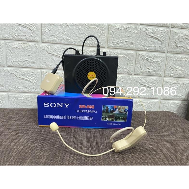 Máy trợ giảng không dây SONY SN-898 2.4G Micro không dây hạt gạo mic màu da người New