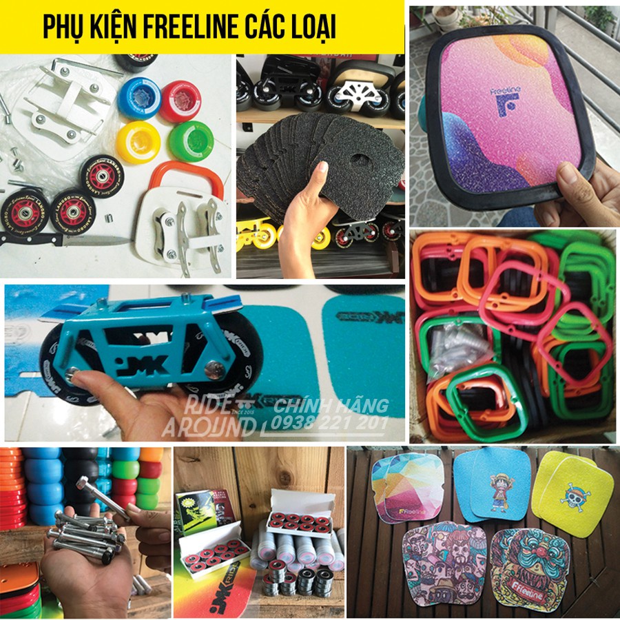 ✹☾♧Ván Trượt Freeline skate có Lò Xo -  Chịu Lực Cao, Siêu bền,